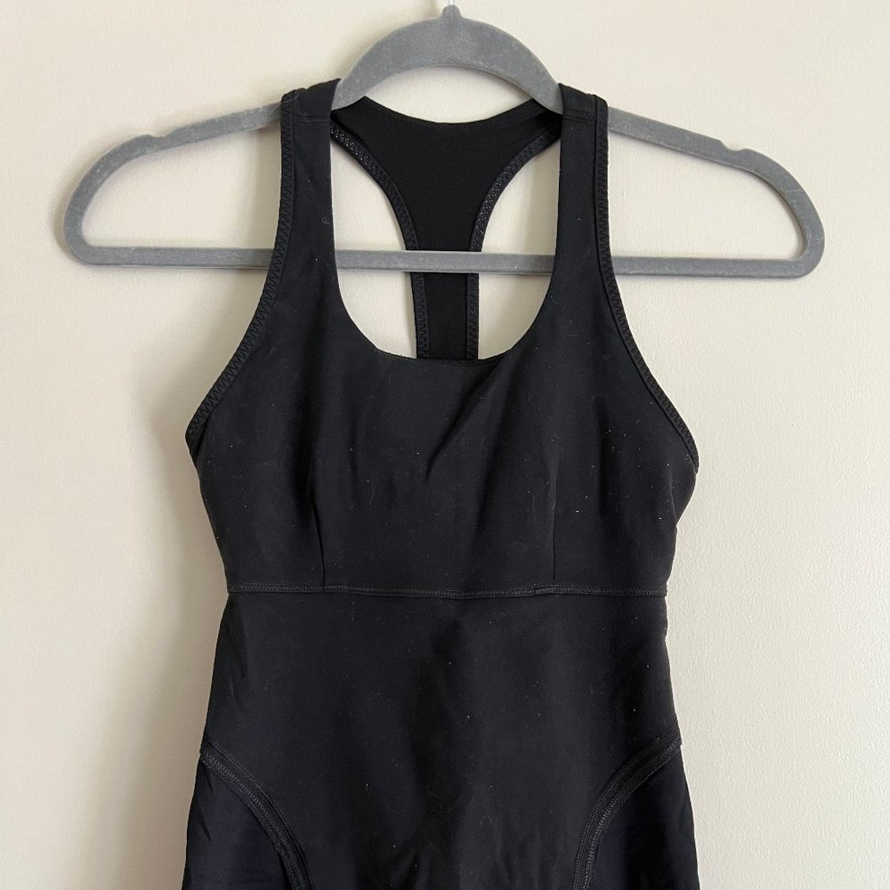 Black Racerback Yoga Tank Top